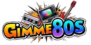 Gimme80s.com Logo All your Favorite 80s 90s products Logo v1.1