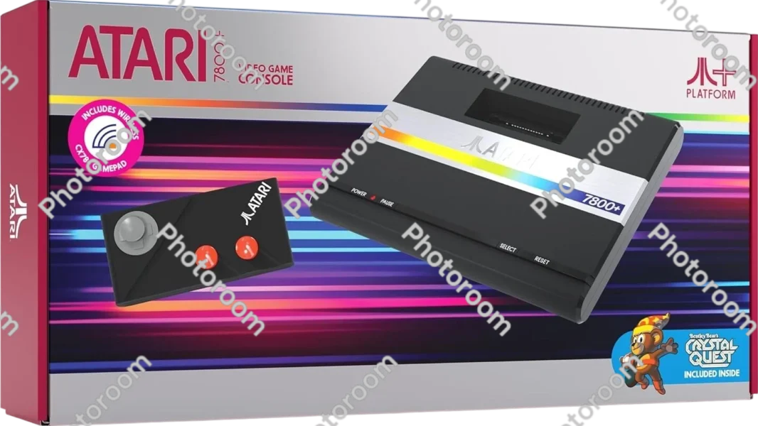 1986 atari atari 7800 console box_front_image from Gimme80s.com, home of your favorite 1980s 1990s 2000s toys, fashion, electronics, and more