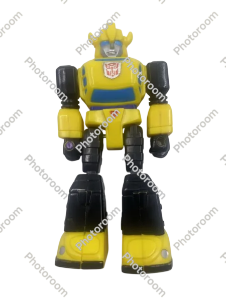 TBA 1989 Hasbro Transformers Bumblebee Action Figure product perspective image from Gimme80s.com, home of your favorite 1980s 1990s 2000s toys, fashion, electronics, and more
