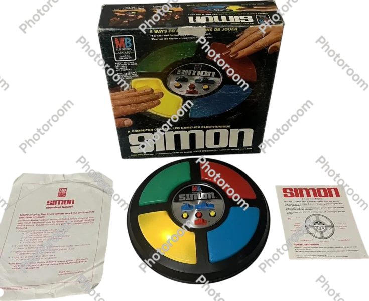 tba 1978 milton bradley simon electronic game box_rear_image from Gimme80s.com, home of your favorite 1980s 1990s 2000s toys, fashion, electronics, and more