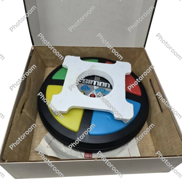 tba 1978 milton bradley simon electronic game product_front_image from Gimme80s.com, home of your favorite 1980s 1990s 2000s toys, fashion, electronics, and more