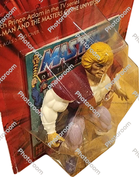 tba 1984 mattel he man prince adam action figure box_side_image from Gimme80s.com, home of your favorite 1980s 1990s 2000s toys, fashion, electronics, and more