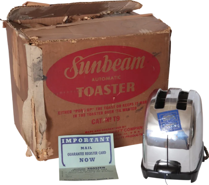 1949 sunbeam sunbeam toast n crumpets toaster product_front_image from Gimme80s.com, home of your favorite 1980s 1990s 2000s toys, fashion, electronics, and more