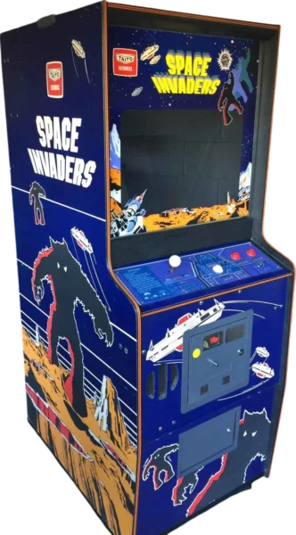 1978 generic taito space invaders upright cabinet box_front_image from Gimme80s.com, home of your favorite 1980s 1990s 2000s toys, fashion, electronics, and more