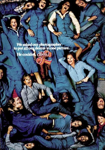 1980 levis levi's denim overalls box_front_image from Gimme80s.com, home of your favorite 1980s 1990s 2000s toys, fashion, electronics, and more