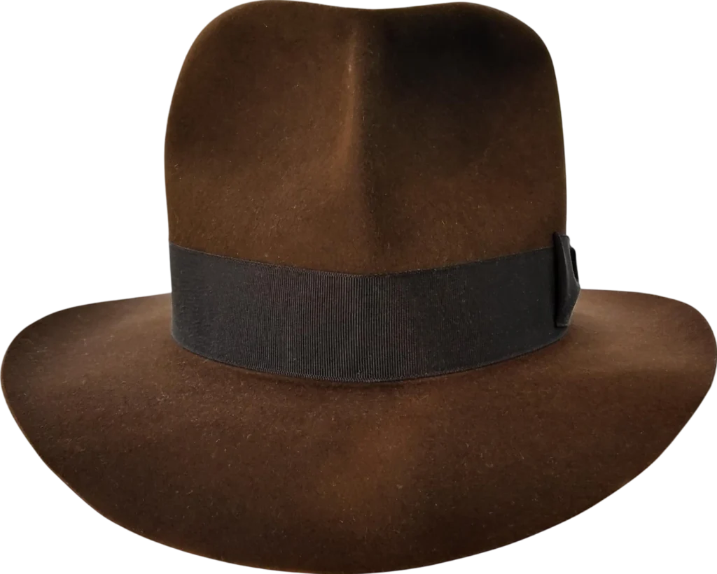 1981 universal indiana jones fedora herbert johnson poet hat box_front_image from Gimme80s.com, home of your favorite 1980s 1990s 2000s toys, fashion, electronics, and more