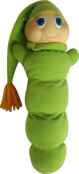 1982 playskool glo worm plush toy product_front_image from Gimme80s.com, home of your favorite 1980s 1990s 2000s toys, fashion, electronics, and more