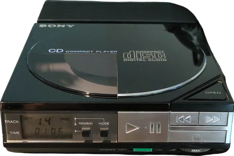 1984 sony sony d 50 cd player product_feature_image_2 from Gimme80s.com, home of your favorite 1980s 1990s 2000s toys, fashion, electronics, and more