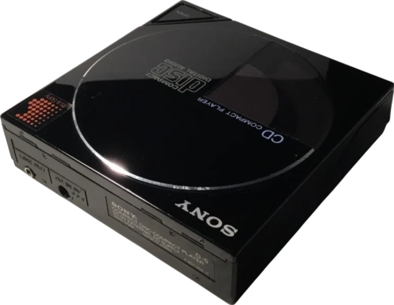 1984 sony sony d 50 cd player product_front_image from Gimme80s.com, home of your favorite 1980s 1990s 2000s toys, fashion, electronics, and more
