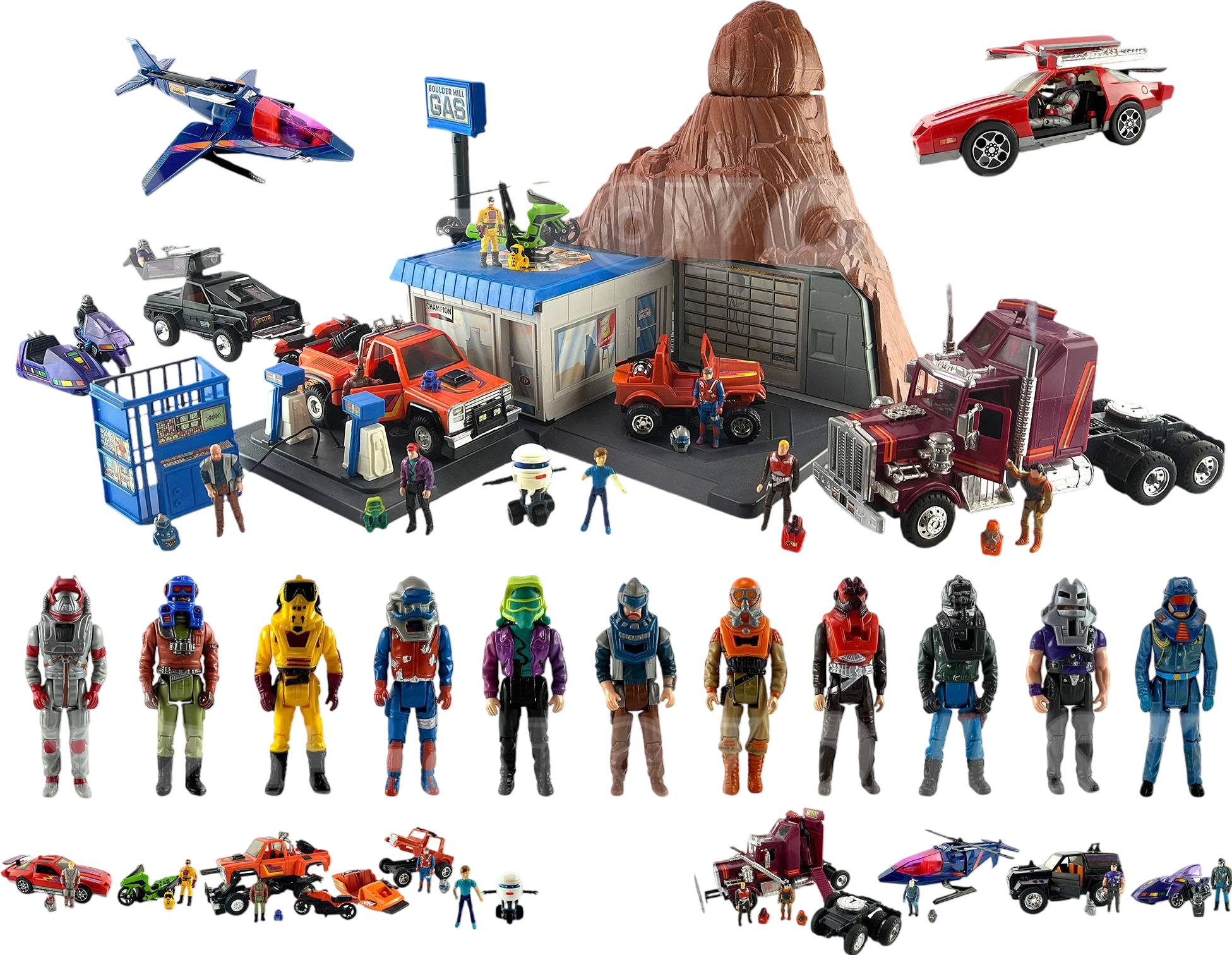 1985 Hasbro M.A.S.K. Stunt Cycle