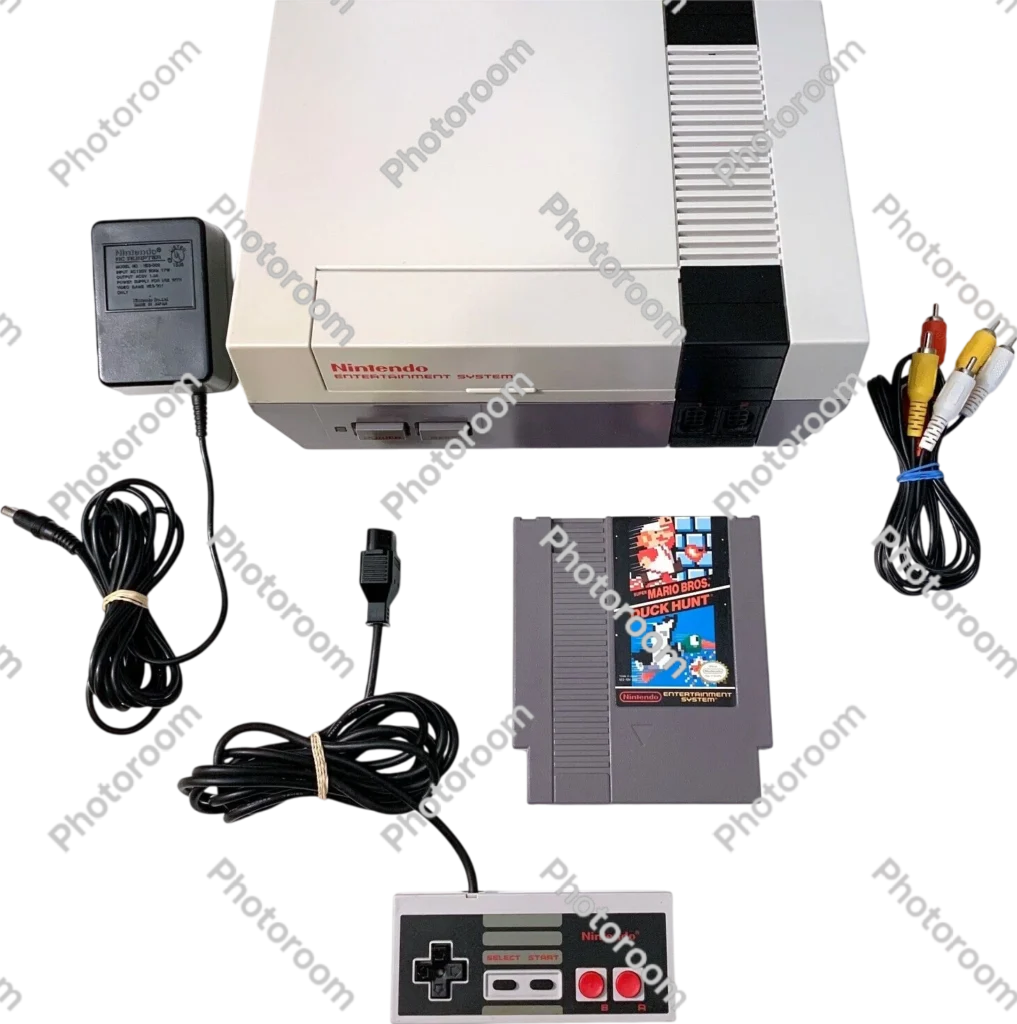 1985 nintendo nintendo nes 001 control deck box front image 1985 nintendo nintendo nes 001 control deck box_front_image from Gimme80s.com, home of your favorite 1980s 1990s 2000s toys, fashion, electronics, and more