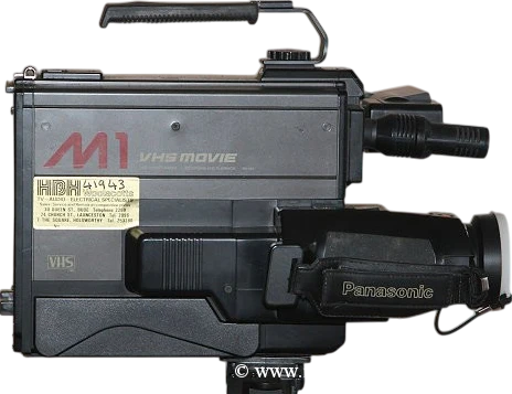 1985 panasonic panasonic nv m1 vhs camcorder  product_front_image from Gimme80s.com, home of your favorite 1980s 1990s 2000s toys, fashion, electronics, and more