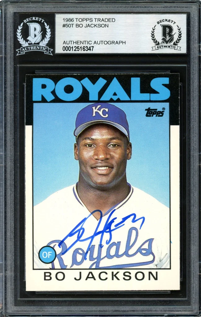 1986 bo jackson 1986 topps traded #50t bo jackson rc box_front_image from Gimme80s.com, home of your favorite 1980s 1990s 2000s toys, fashion, electronics, and more