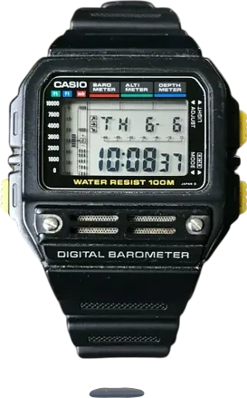 1989 casio casio bm 100wj box_front_image from Gimme80s.com, home of your favorite 1980s 1990s 2000s toys, fashion, electronics, and more