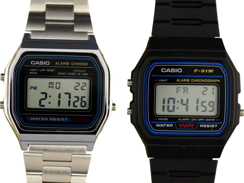 1989 casio casio f 91w digital watch  product_front_image from Gimme80s.com, home of your favorite 1980s 1990s 2000s toys, fashion, electronics, and more