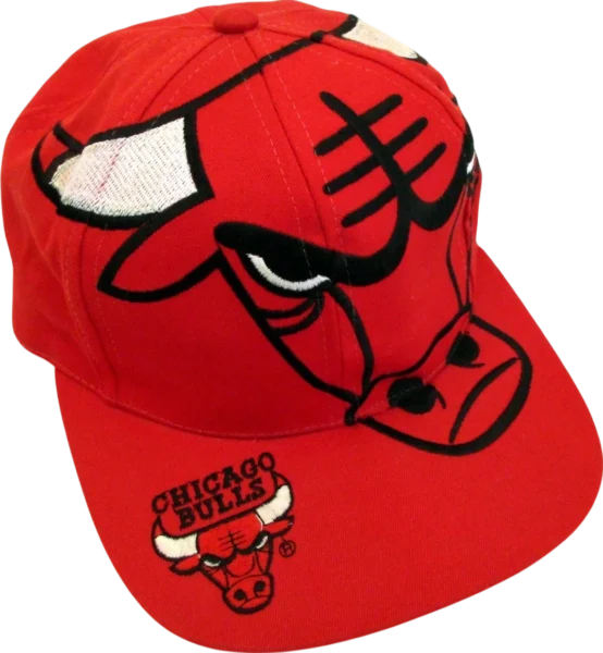 1990 generic chicago bulls snapback cap box_front_image from Gimme80s.com, home of your favorite 1980s 1990s 2000s toys, fashion, electronics, and more