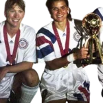1991 mia hamm 1991 women's world cup match ball product_feature_image from Gimme80s.com, home of your favorite 1980s 1990s 2000s toys, fashion, electronics, and more