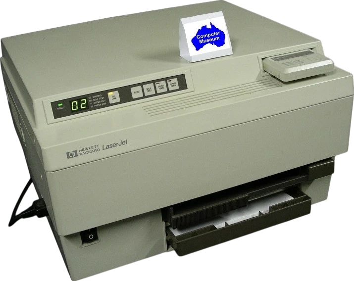 1992 hp hp laserjet 4 series printer product_front_image from Gimme80s.com, home of your favorite 1980s 1990s 2000s toys, fashion, electronics, and more