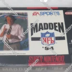 1993 ea sports madden nfl '94 box_rear_image from Gimme80s.com, home of your favorite 1980s 1990s 2000s toys, fashion, electronics, and more