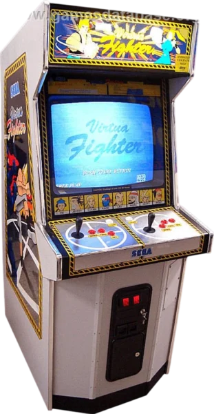 1993 sega sega virtua fighter model 1 arcade cabinet box_front_image from Gimme80s.com, home of your favorite 1980s 1990s 2000s toys, fashion, electronics, and more
