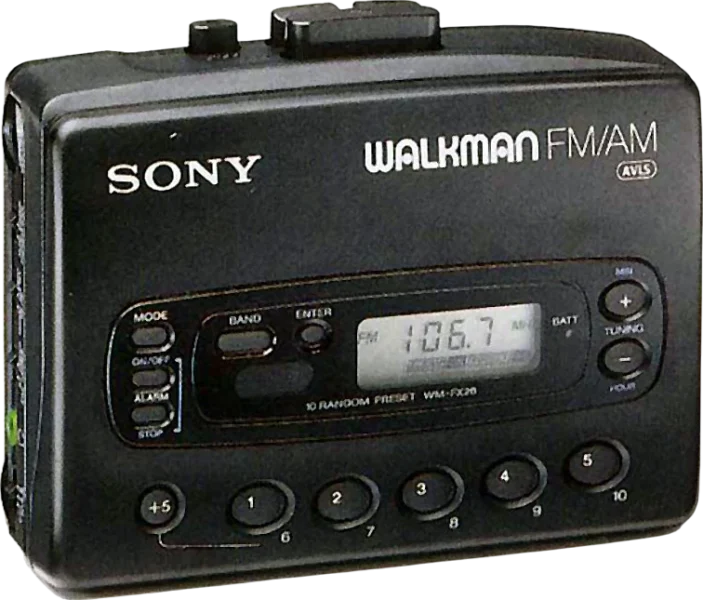 1993 sony sony wm fx28 box_front_image from Gimme80s.com, home of your favorite 1980s 1990s 2000s toys, fashion, electronics, and more