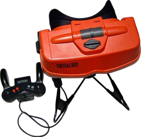1995 nintendo nintendo virtual boy box_front_image from Gimme80s.com, home of your favorite 1980s 1990s 2000s toys, fashion, electronics, and more